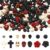 Ornaland Halloween Gothic Beads for Jewelry Making Kit Craft Gifts, 221Pcs