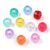 Ornazy 1900Pcs Barrel with Glitter Powder Plastic Beads for Jewelry Making