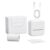 Orplru Portable Inkless Thermal Sticker Printer, Mini Label Maker (White)