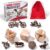 Orsebck 9pcs Metal & Wooden Brain Teaser Puzzles Set, 3D Brain Teasers Steel Puzzles for Adults Teens Kids, Educational IQ Unlock Interlock Puzzle Gift Set