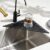 Oruiiju Triangle Roll-Up Dish Drying Rack for Sink Corners, Black
