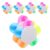 OSALADI 10pcs Flower Petal Highlighter Pens with 5 Bright Colors, Smooth Writing Fluorescent Markers for Note Taking, DIY Scrapbook Markers, Lightweight and Creative Design for Students
