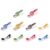 OSALADI 10pcs Plastic Music Book Clips Sheet Clips to Hold Sheet Music and Keep from Blowing for Piano Score