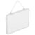 OSALADI Mini Hanging Whiteboard with Removable Rope and Erasable Writing Surface, Magnetic Dry Erase Board for Home Office Use, Portable Abs Painted Panel Small White Board