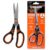 OSHARK Craft Scissors 2-Pair Non-Stick Scissor Heavy Duty Stainless Steel Teflon Scissor All Purpose for Office, Home, School, Fabric Sewing, Crafts Use, Ergonomic Grip