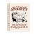 OSLYSOF Funny Cat Mental Health Spiral Notebook, Anxiety Journal for Women, Therapy Notebooks for Note Taking, Anti Anxiety Gifts, 5.5×8.3 Inch with 164 Pages