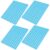 OTOTEC 4 Pack Perforated Plastic Base Plates 95 x 120 x 5.5 mm 2 mm Holes for M2 Screws Blue DIY Model Mounting Boards