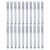 OUNONA 20pcs Metallic Paint Marker, Permanent Marker, 1.5mm Fine Point Tip Metallic Paint Pens for Crafts Painting Paper Cards Writing Signature Lettering Silver