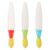 OUNONA 3pcs Sidewalk Chalk Brush – DIY Craft Drawing Chalk Painting Tools with Sponge Applicator – Easy Grip for Sidewalk Drawing, Blackboard, Schoolwork, 3 Colors