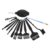 OUNONA Anti-Static Cleaning Brush for Automotive Components and Keyboards, Compact Pp Material with Crank Round Handle, Multi-Purpose Tool Featuring Optimal Cleaning Angle for Factory
