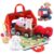 OUOZZZ Farm Stuffed Animals Sensory Toys Set for Toddlers 9.4″ Playhouse