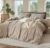 OURJOY 100% Pure Linen Blend 4 Piece Sheet Set, Cooling and Breathable Flax Bed Sheets for Hot Sleepers, All Season Comfort, Anti-Tear and Durable Bedding, 18 Inch Deep Pocket(Natural Linen, King)