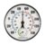 outable 6.3” Outdoor Thermometer Waterproof Outdoor Thermometers for Patio with Hygrometer Wall Thermometer for Garden Yard Living Room