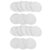 Outanaya 24pcs White Plastic Loose Leaf Binder Discs with Reliable Binding and Flexible Page Management, 24 Rings for Notebooks and Scrapbooking, for Meetings and Classrooms