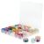 Outanaya Colorful Metallic Embroidery Floss Thread for Embroidery Users and Clubs with Convenient Yarn Material, Practical Use Simple Operation Sewing Kit for DIY Crafting Supplies