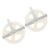 Outdoor Clothesline Pulley Plastic Iron Wire Tensioner 2pcs 5 Inch
