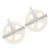 Outdoor Clothesline Pulley Set Wire Rope Wheel 2pcs Plastic 5 Inch
