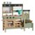 Outdoor Mud Kitchen for Kids, Wooden Pretend Play Kitchen with Plant Growing Box, Removable Sink, Oven and Stove, Kids Kitchen Playset with Kitchen Accessories for Backyard & Garden