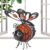 Outdoor Solar Bee Lights, Hanging Metal Bee-Shaped Porch Decorative Light
