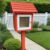 Outdoor Wooden Community Book Sharing Box Weatherproof