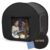 OUTREE Sensory Tent 47 * 47 * 47 in, Black Print, Sensory Room for Kids with Autism, Pop Up Play Tent