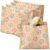 Outus 100 Pcs Sandwich Bags Sealable Paper Lunch Sandwich Paper Storage Snack Bags Burger Wrappers for Candies, Cookies, Goodies, Chocolates, Desserts(Smile Face)