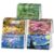 Outus 10 Pack Pocket Tissues Travel Size, 3 Ply Mini Facial Tissue Packs Bulk with Impressionist Art Design Portable Individual for Purse, Car, Office, School, Travel Supplies