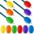 Outus 12 Pieces Egg Pencil Pen Grips Adults Egg Handwriting Grips Pen Stylus Foam Writing Aid Soft Cushioned Foam for Handwriting, Drawing Adults Right or Left Handed Use (Assorted Color)