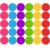 Outus 30 Pcs 6 Inch Classroom Floor Stickers Line up Spots for Floor Colorful Decals and Number Dots Self Adhesive Vinyl Classroom Stickers for Preschool Kindergarten Students