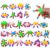 Outus 36 Pack Transformable Fidget Spinners Toys Pastel Funny Sensory Chain Robot Fidget Spinners DIY Deformable Fingertip Gyroscope Stress Relief Hand Finger Spinner Gift for Kids Prize Party Favors