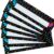 Outus 48 Pieces Bright Name Plates Traditional Manuscript Name Tag Name Labels with 160 Pieces Glue Point for School Classroom Students Desks Teaching Supplies(Chalkboard Style)