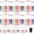 Outus 90 Pieces Beadable Pen Kit Plastic Ballpoint Pens Gifts with Refills Craft for School Office Teachers