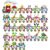 Outus Alphabet Train Bulletin Board Set for Classroom Wall Decor Animals Alphabet Line Cards Abc Poster Letters Banner Early Learning Preschool Kindergarten Elementary Decorations Children Kids Teens