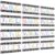 Outus Composition Alphabet Bulletin Board Strips Set for Classroom Wall