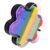 OVAQUIXI 3D Pin Art Toy, Plastic Flower Shaped Sensory Board for Kids