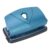 OVAQUIXI Adjustable Paper Punch 2 Hole 80mm with Plastic Body and Scrap Tray for Stationery Binding Craft Paper Card Stock (Blue)