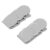 OVAQUIXI Magnetic Clips 6 Pack, White Stainless Steel Fridge Magnets for