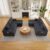 Oversized U Shaped Boneless Sectional Cloud Couch for Living Room