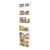 Over the Door Organizer – 6-Tier Adjustable Pantry Shelves and Rack for Kitchen Organization – Organization and Storage by Lavish Home (White)