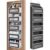 Over the Door Organizer 5 Pockets Hanging Storage for Dorm Bedroom Bathroom