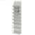 Over the Door Shoe Organizer with Large Deep Pockets, Hanging Shoe Rack for Closet, Holds 20 Pairs for Sneakers and Boots, Gray, 67.7″ x 16.7″