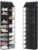 Over the Door Shoe Rack, 0-Tier Behind Door with 20 Large Pockets