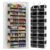 Over The Door Storage, Capacity Clear Window Organizer (Black,12 Pockets)