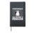 Overthinking The Answer Is Penguin Funny Math Teacher Hardcover Journal, Black