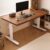 OVZXSD 47 Inch Manual Standing Desk with Wheels