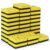OWLKELA 30 Pcs Dry Erase Erasers, Yellow