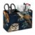 Owls on The Tree Desk Organizer PU Leather Caddy Holder