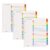 Oxford 1-31 Tab Dividers for 3 Ring Binders, Numbered Tab Dividers, Multicolor Numbered Binder Dividers, 24 Sets (89402), Pack of 8