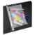 Oxford 68599 Vinyl Zipper Binder Pockets, 10.5X 8, Clear (68599)