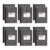 Oxford Composition Notebooks, Wide Ruled Paper, 9-3/4″ x 7-1/2″, Black Marble Covers, 100 Sheets, 12 per Pack (63795)